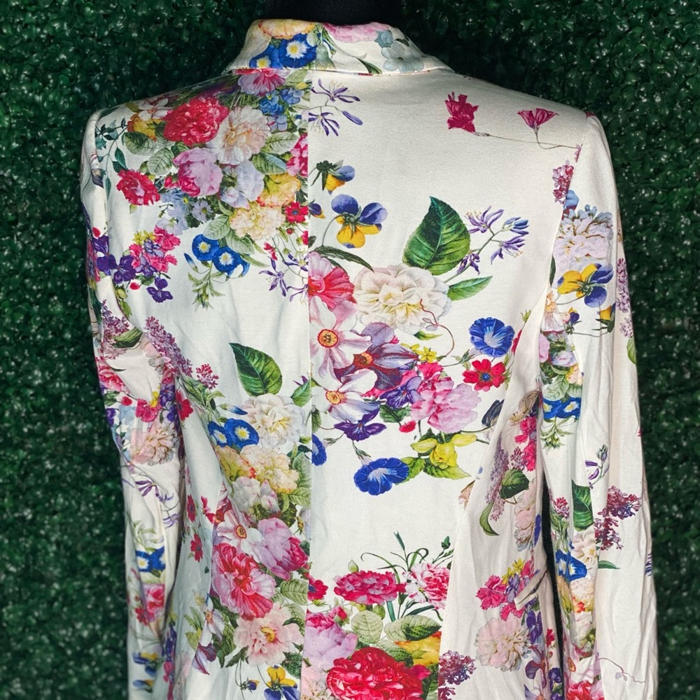 Zara Basic Botanical Garden Blazer - image 12